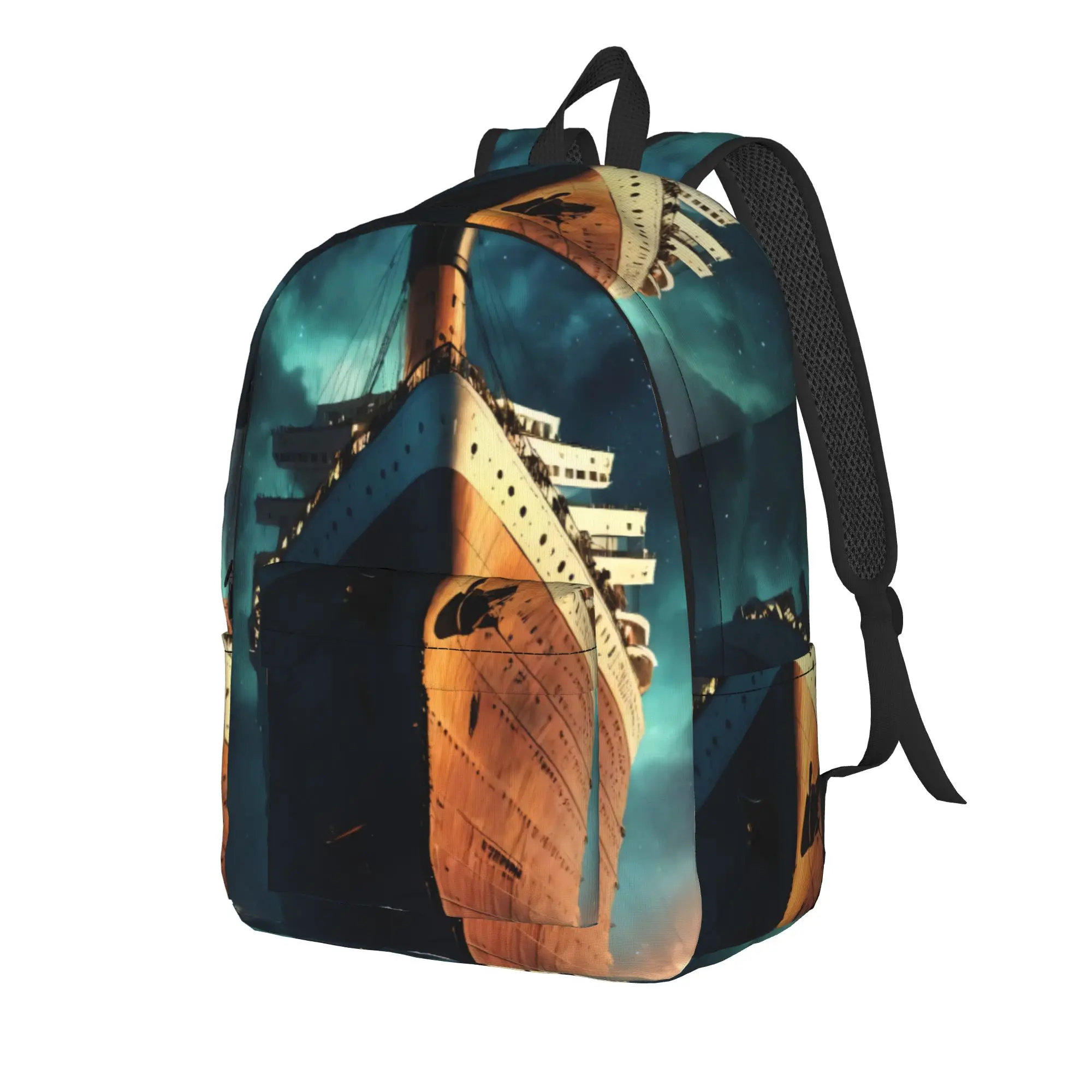 The Most Popular Ship Of All Times, Titanic Backpack  Streetwear Backpacks Teen College Big School Bags Colorful Rucksack