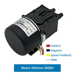 Kamoer-bomba de líquido de microdiafragma KDLP1200, Motor sin escobillas, autocebante, presión de líquido, 0,3 MPa, para inyección de tinta, 1,6 l/min, 12V, 24V