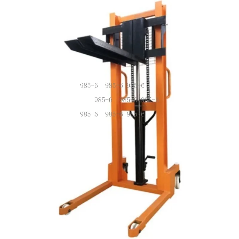 1.6m Lift Manual Forklift, 2 Ton Hydraulic Pallet Stacker for Warehouse