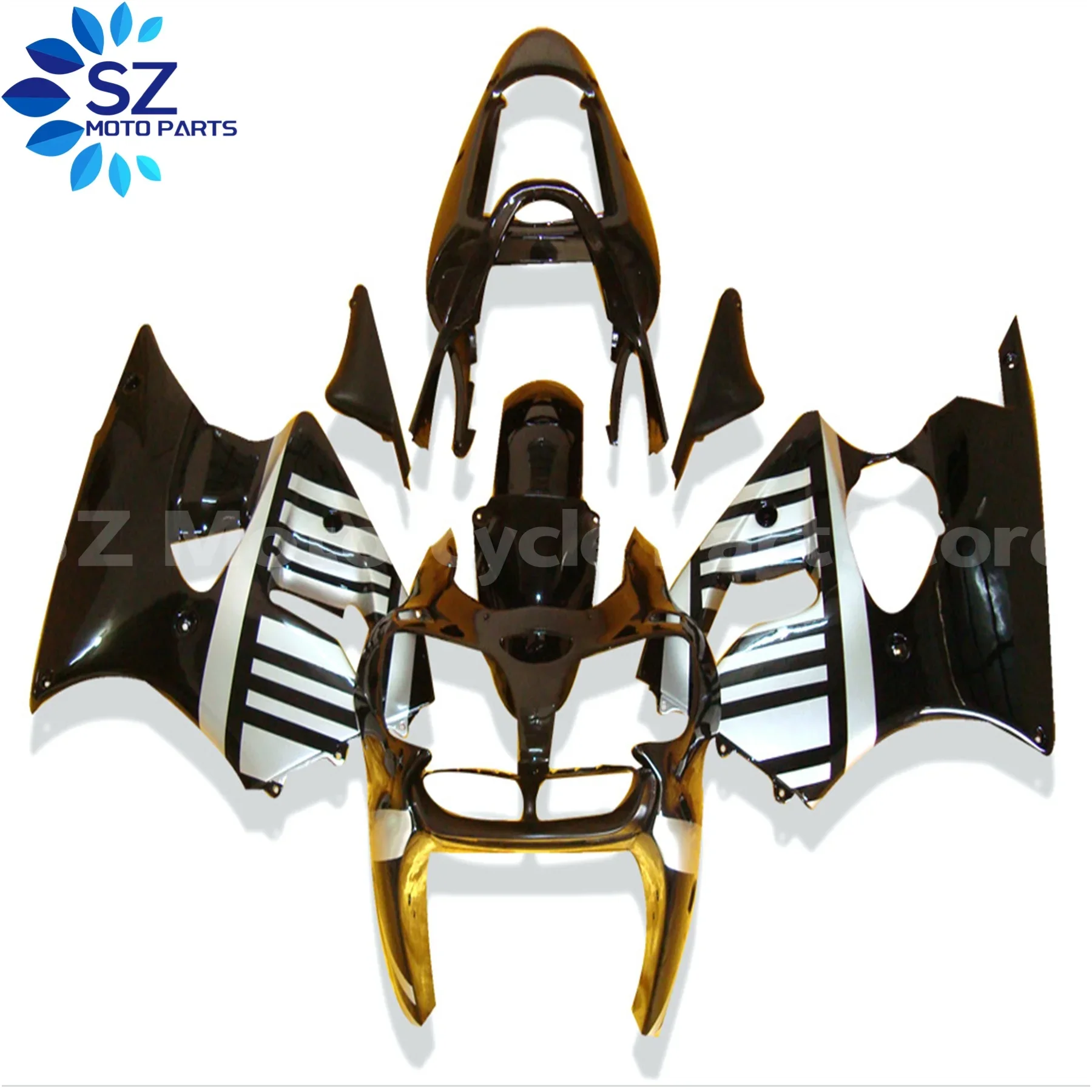 جديد ABS دراجة نارية كامل الهدايا المجمعة صالح لكاواساكي ZX-6R ZX6R 636 2000 2001 2002 00 01 02 مخصص Fairings أطقم هيكل السيارة قذيفة