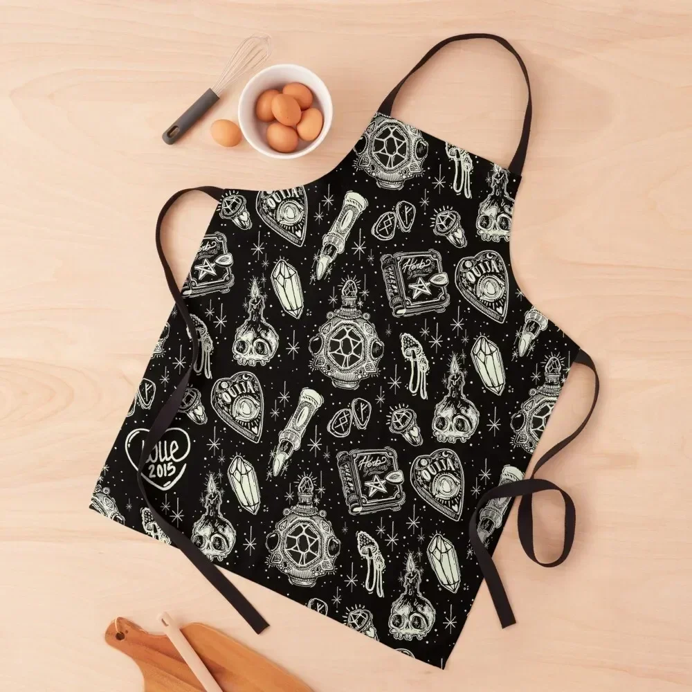 

MAGICAL ▽ MYSTICAL Apron Household Items Useful Utensils For Kitchen women's work restaurant accessories Apron