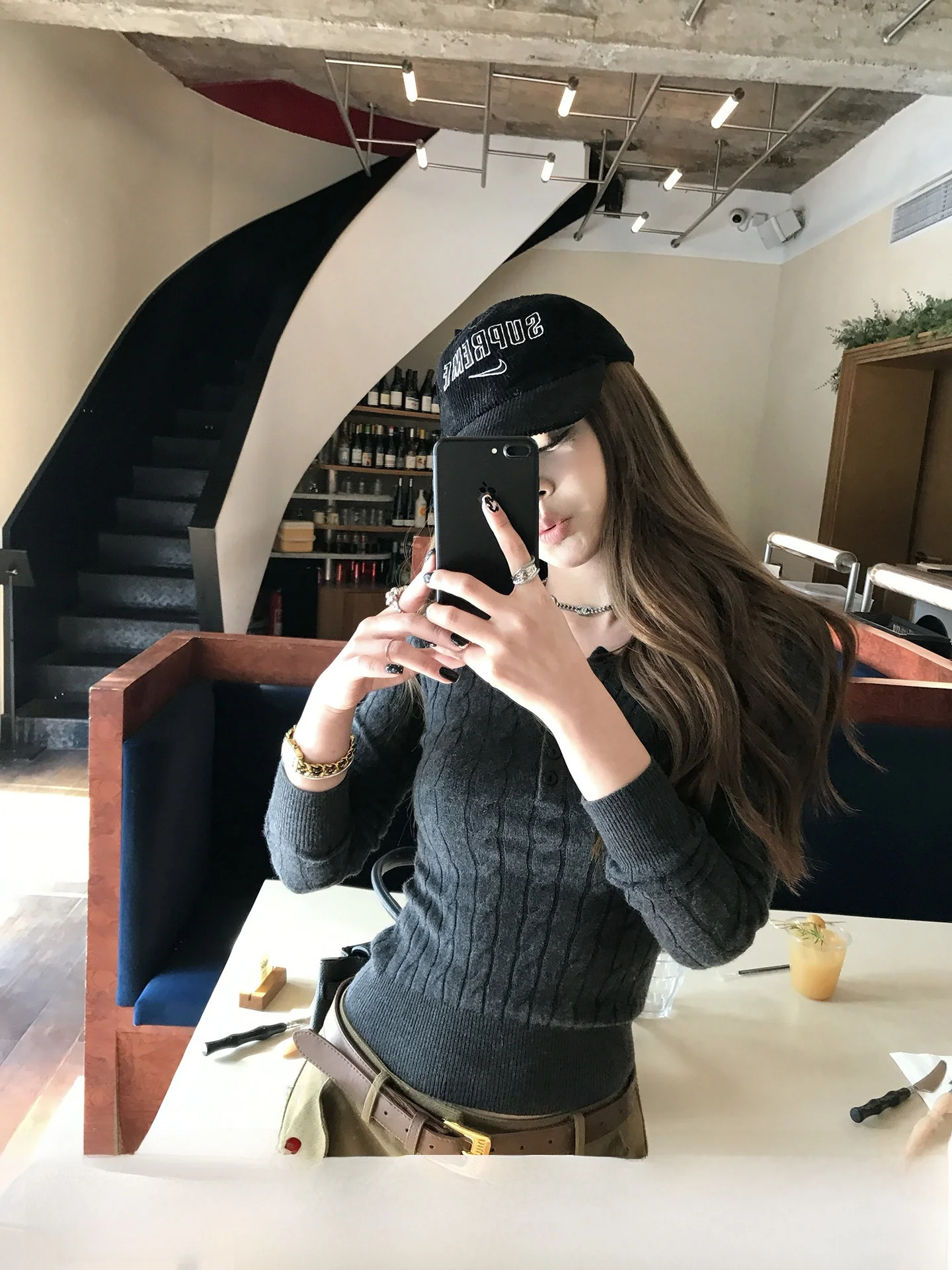 

Облегающий вязаный свитер с воротником-стойкой для женщин, базовый слой, простой дизайн, офисная одежда