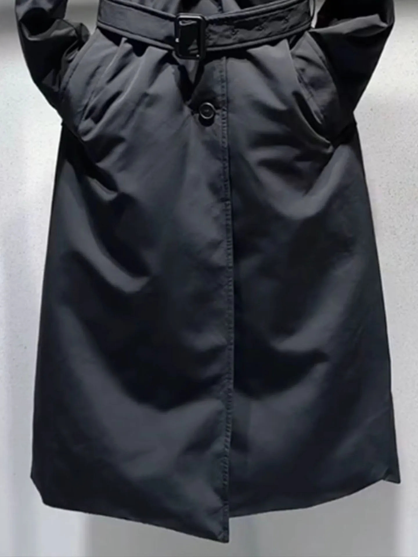 Ele Long Puffer Jaet Damen Bla Kunstpelzmantel Winter Thi Oberbekleidung Faionable ature High-End-Gefühl