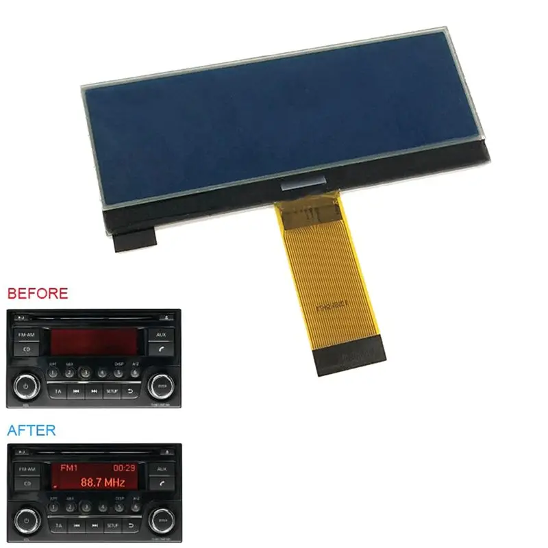 A20K-CD Player Radio LCD Display LCD Screen Display For Nissan Juke Qashqai X-Trail Frontier Note Navara Equator