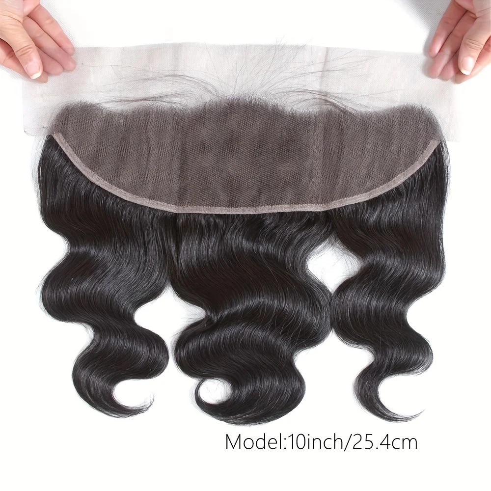 Body Wave Lace Frontal Closure Transparent Lace Frontal Ear To Ear 13x4 Hd Lace Human Hair Closures Pre Plucked With Baby Hair