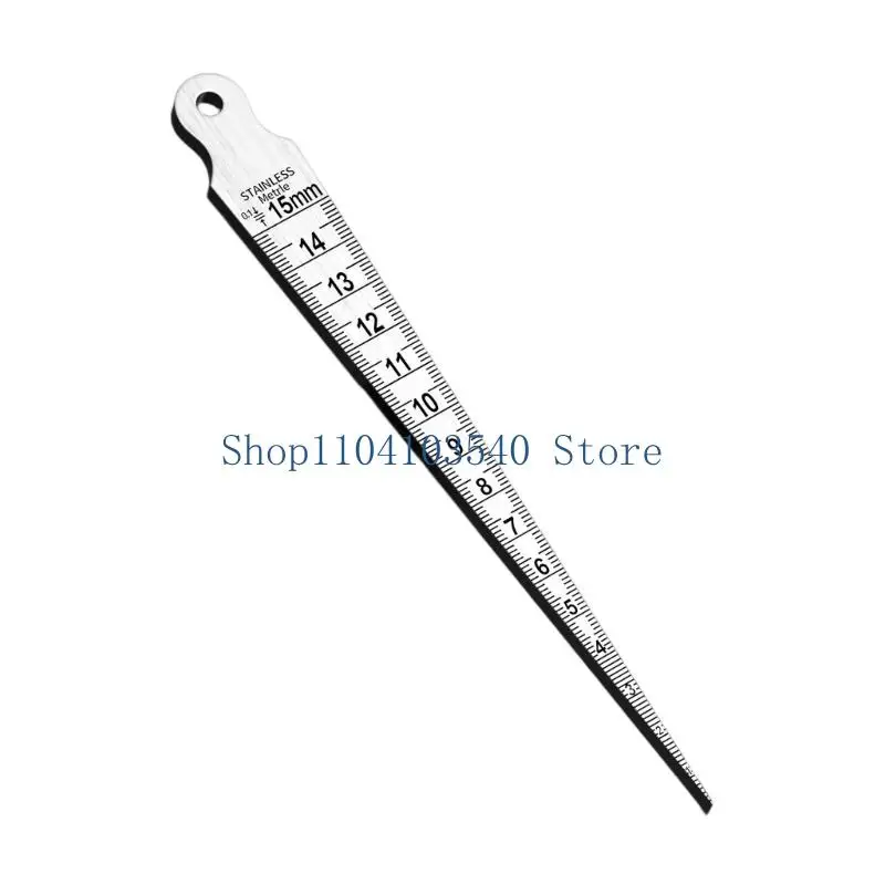 02DC Wedges Feeler Gauges Clearances Rulers With 0.1Mm Accuracy For Narrow Space Depth Checking Diameter Measurement