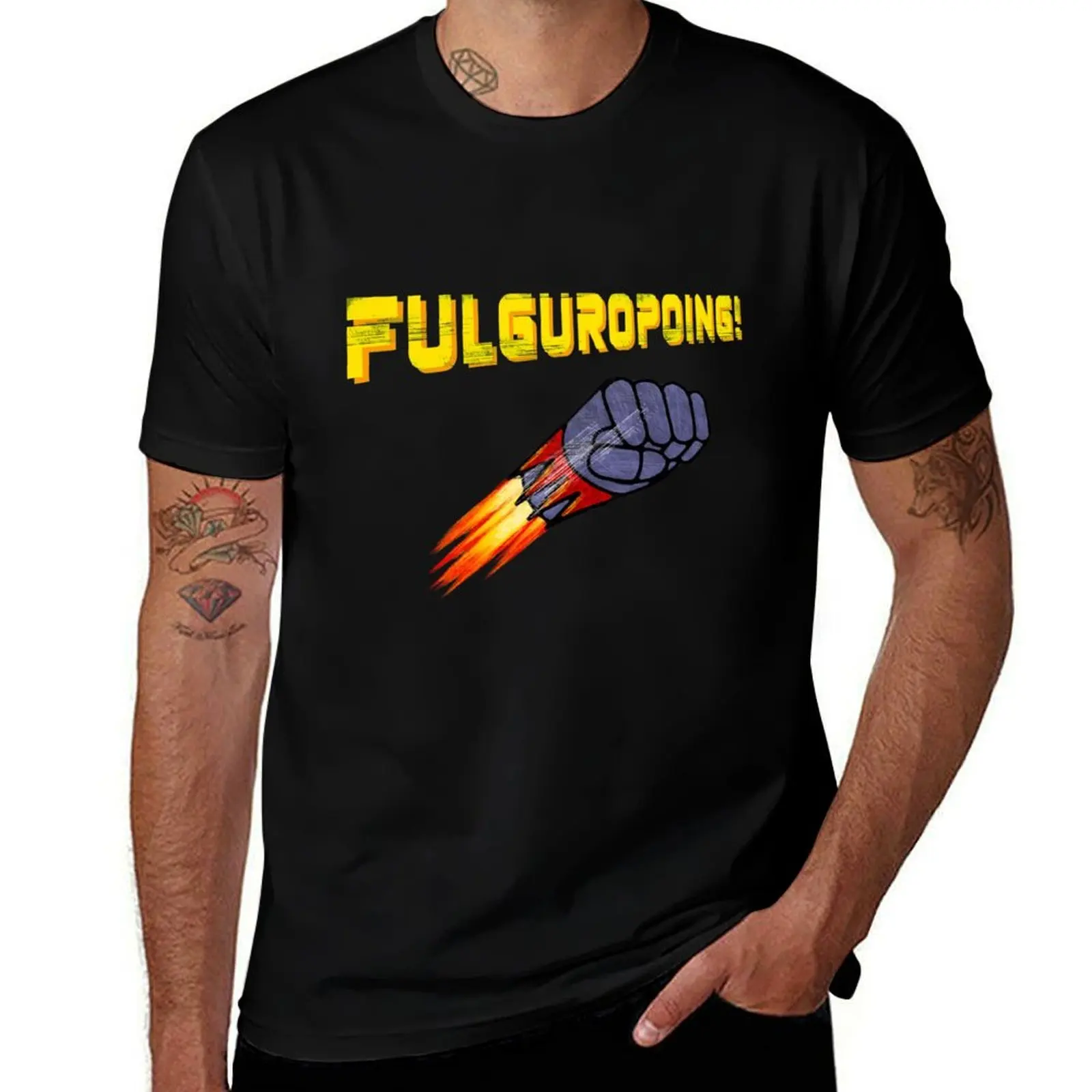 

Fulguropoing! - Goldorak T-Shirt cotton t shirt pack funny t shirts cotton t shirts with prints T-Shirt