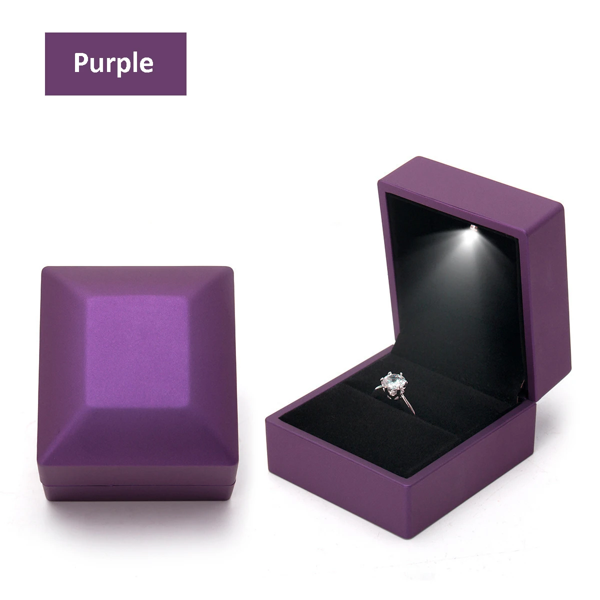 Jewelry Box with Light for Engagement Rings
