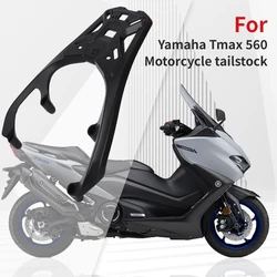 For Yamaha Tmax560 2022 2023 Motorcycle Rear Luggage Rack，WEIBA Rear Cargo Luggage Rack，Aluminium Alloy Enlargement Carrier