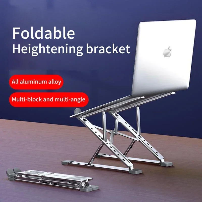 Aluminum Laptop Stand Adjustable Foldable Laptop Cooling Bracket for Macbook PC Computer Tablet Support Notebook Stand Holder
