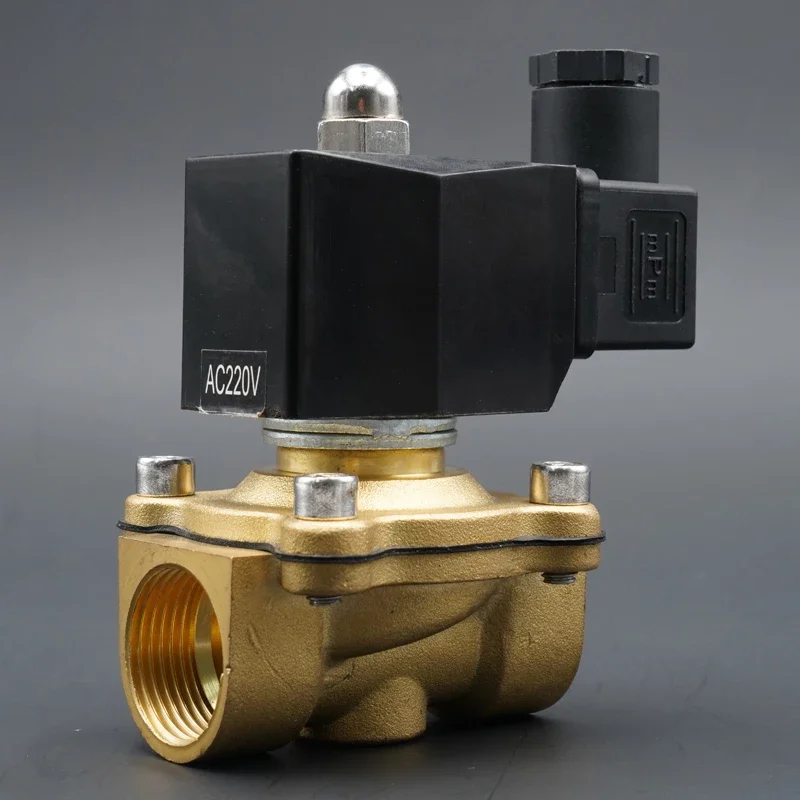 Solenoid Valve Water Valve Normally Close Brass Valves 220V12V24V Air Water Gas Diaphragm Valve 1/4