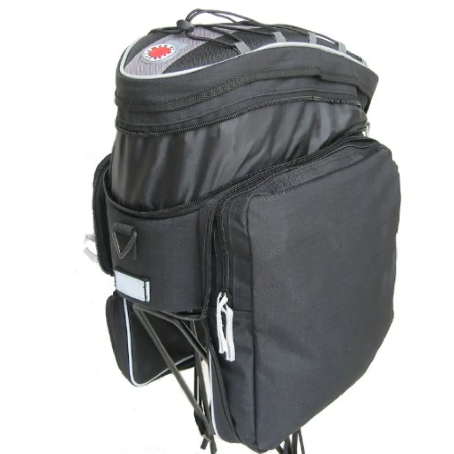 

Сумка на багажник для езды на велосипеде и приключений на свежем воздухе с водонепроницаемым материалом. Прочные усиленные ремни и легкий я