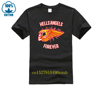 2024 Men T Shirt Casual Hells Angels 81 Support Motorcycle Club Flag Banner T-shirt Oversized Comfortable Streetwear S-4xl