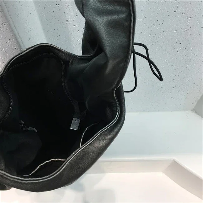 Mode Plissee Frauen Schulter Tasche pu Leder umhängetasche Luxus Designer Weibliche Achselhöhle tasche dame Handtaschen bolsa