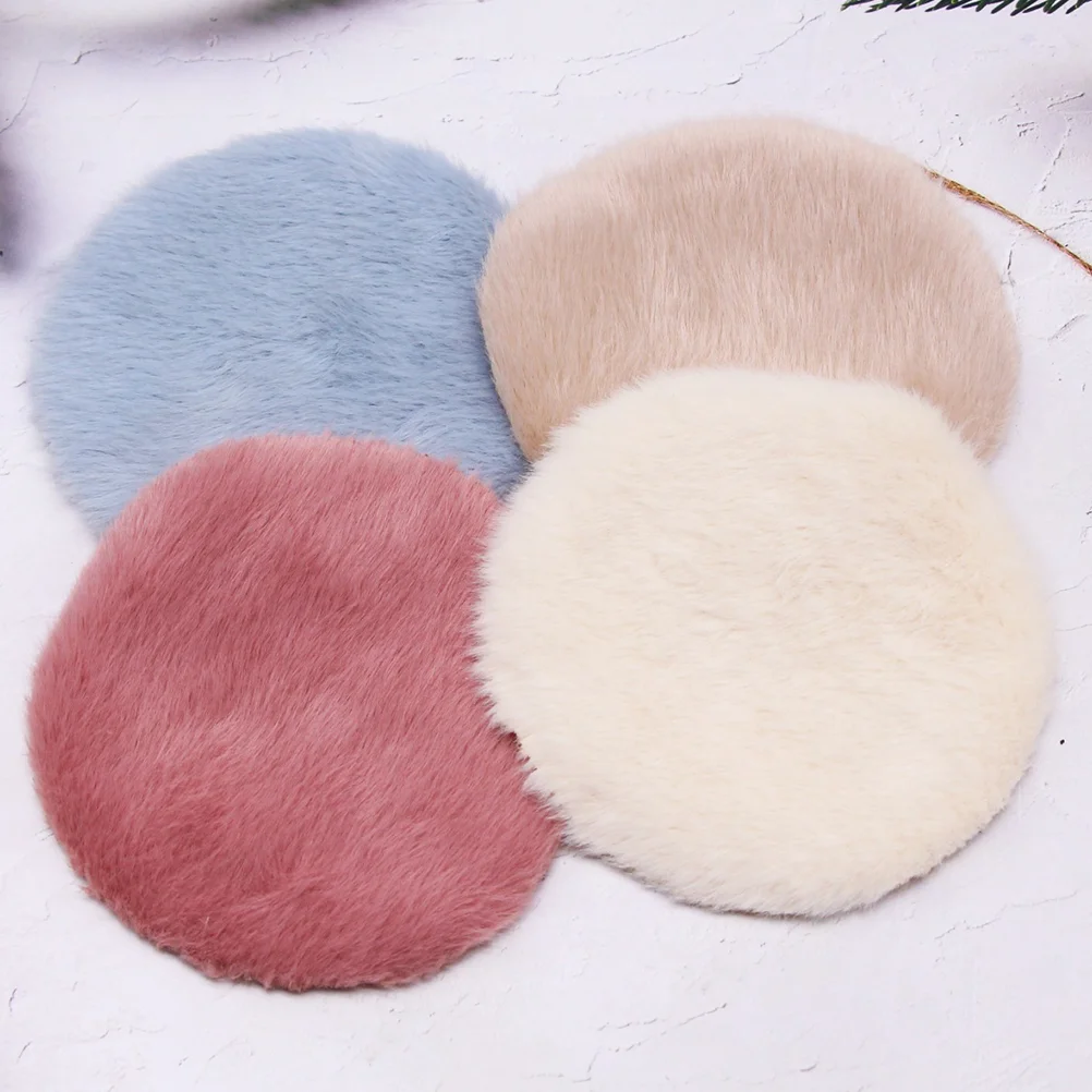 3 Pcs House Rug Mini Furry Miniature Blanket Carpet Door Mat Micro Landscape Adornments Craft Indoor