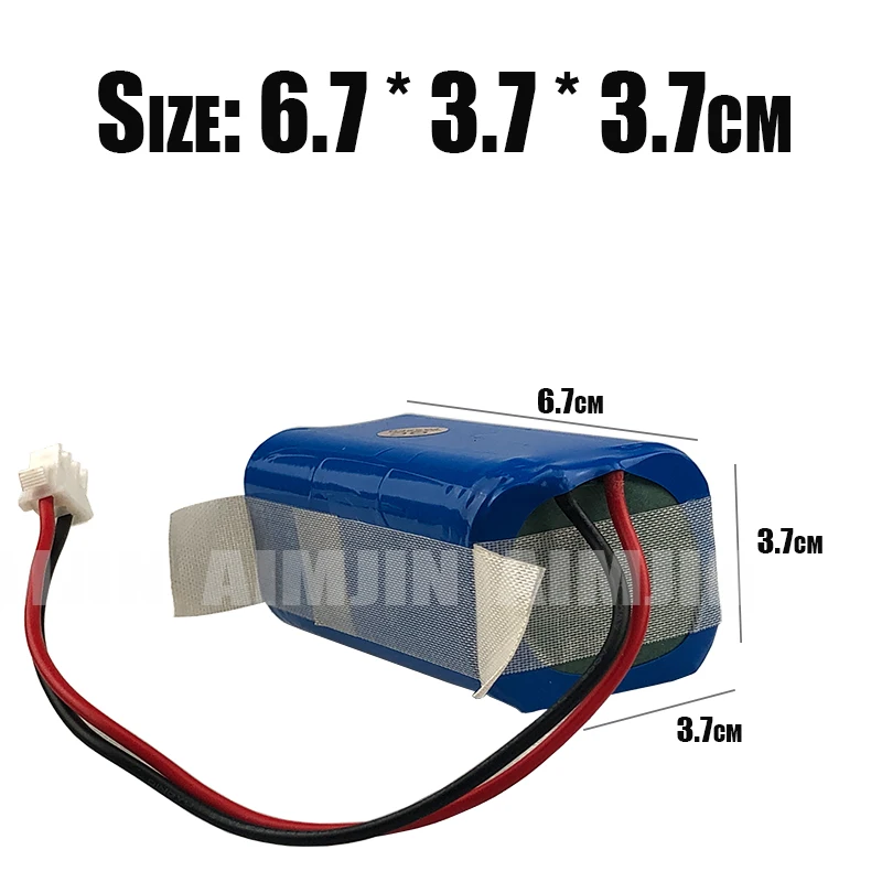 14.8V 2800mAh 18650 Battery for Deebot N79S, N79, DN622, Robovac 11, 11S, 11S Max, Conga Excellent 990, IKOHS S15