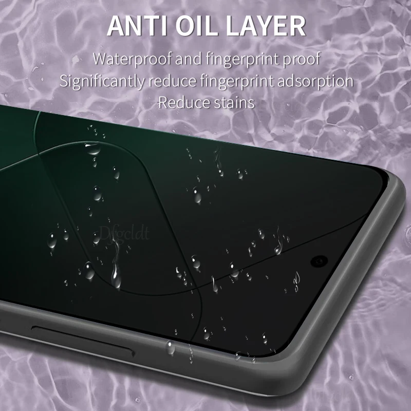 1-2Pcs One-click Installation Anti Spy Glass for Xiaomi 15 14 13 Privacy Screen Protector for Xiaomi 14T 13T 12T 11T Pro Glass