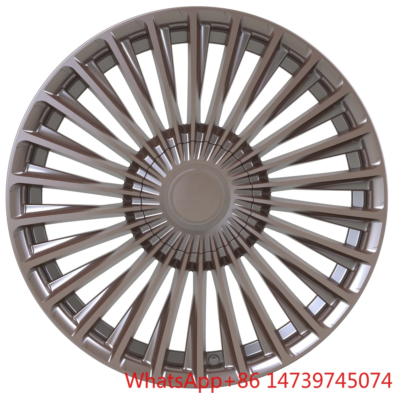 19 Inch 5 Hole Aluminum Alloy Auto Wheels, PCD 112-120mm ET35-45mm Universal Car Rims