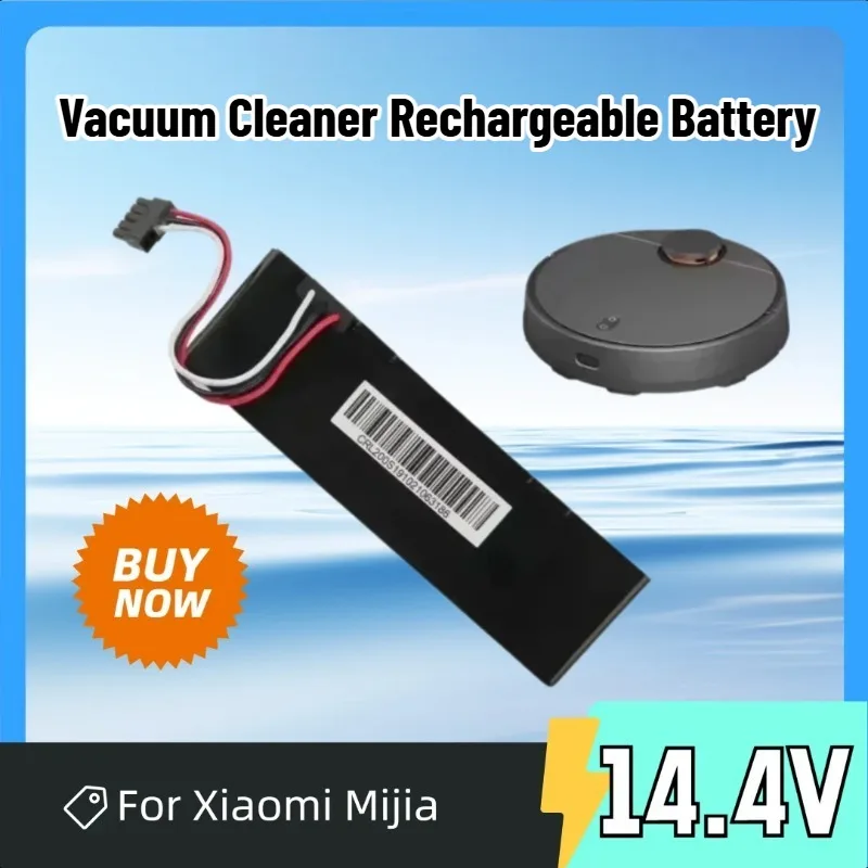

2600mAh 14.4V for Xiaomi Mijia Robot Vacuum-Mop 2S Vacuum Cleaner Rechargeable Battery