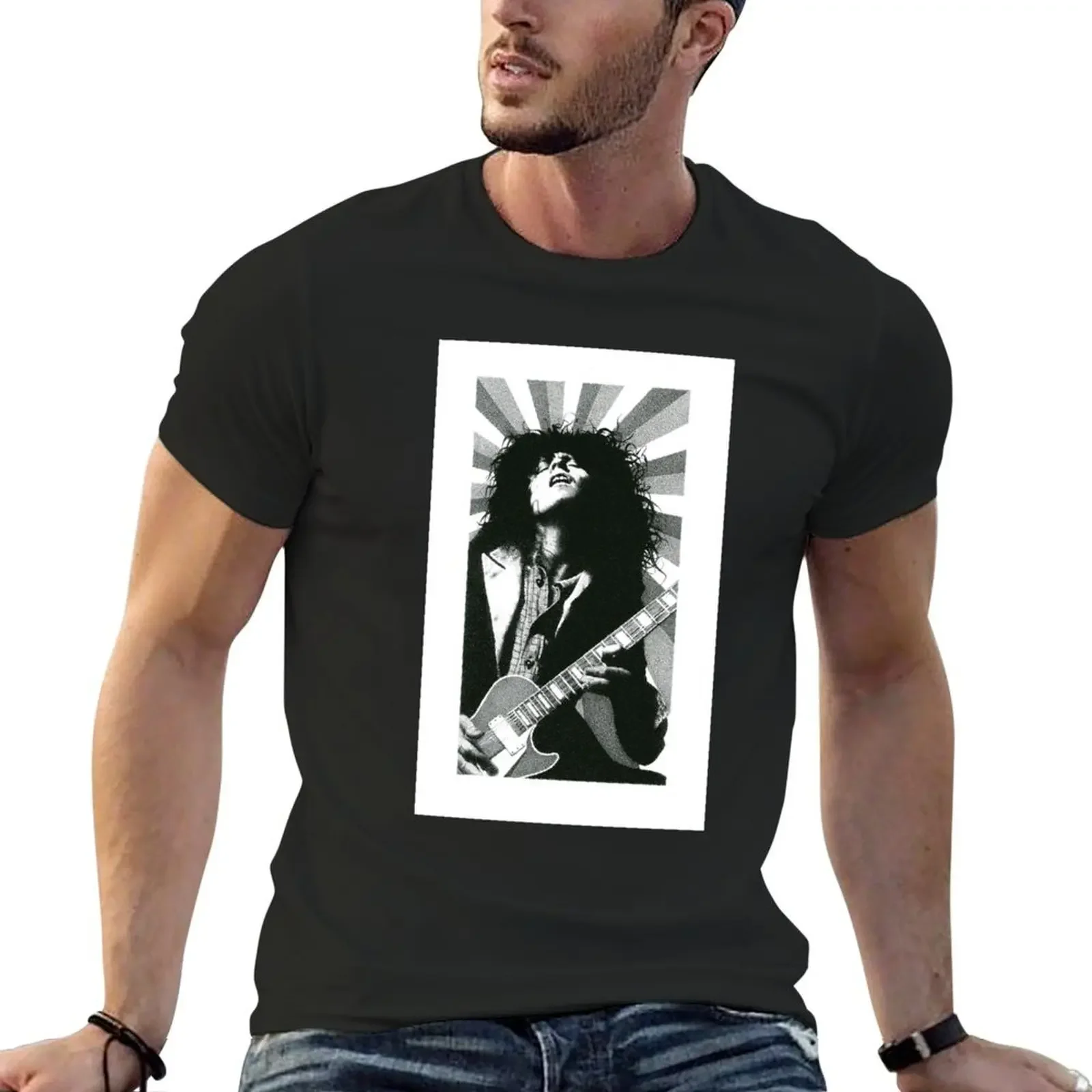

Marc Bolan art print T-Shirt shirts graphic tees oversized graphic tee plain Men's t-shirt