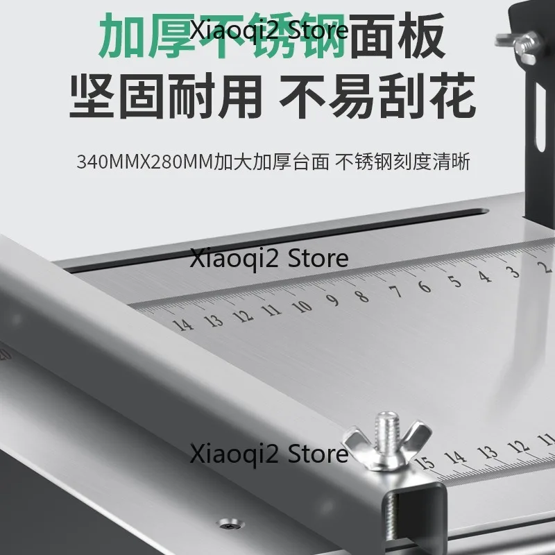 High Power Mini Electric Sliding Table Saw Multifunctional Woodworking Workbench Board Cutter for Household Use