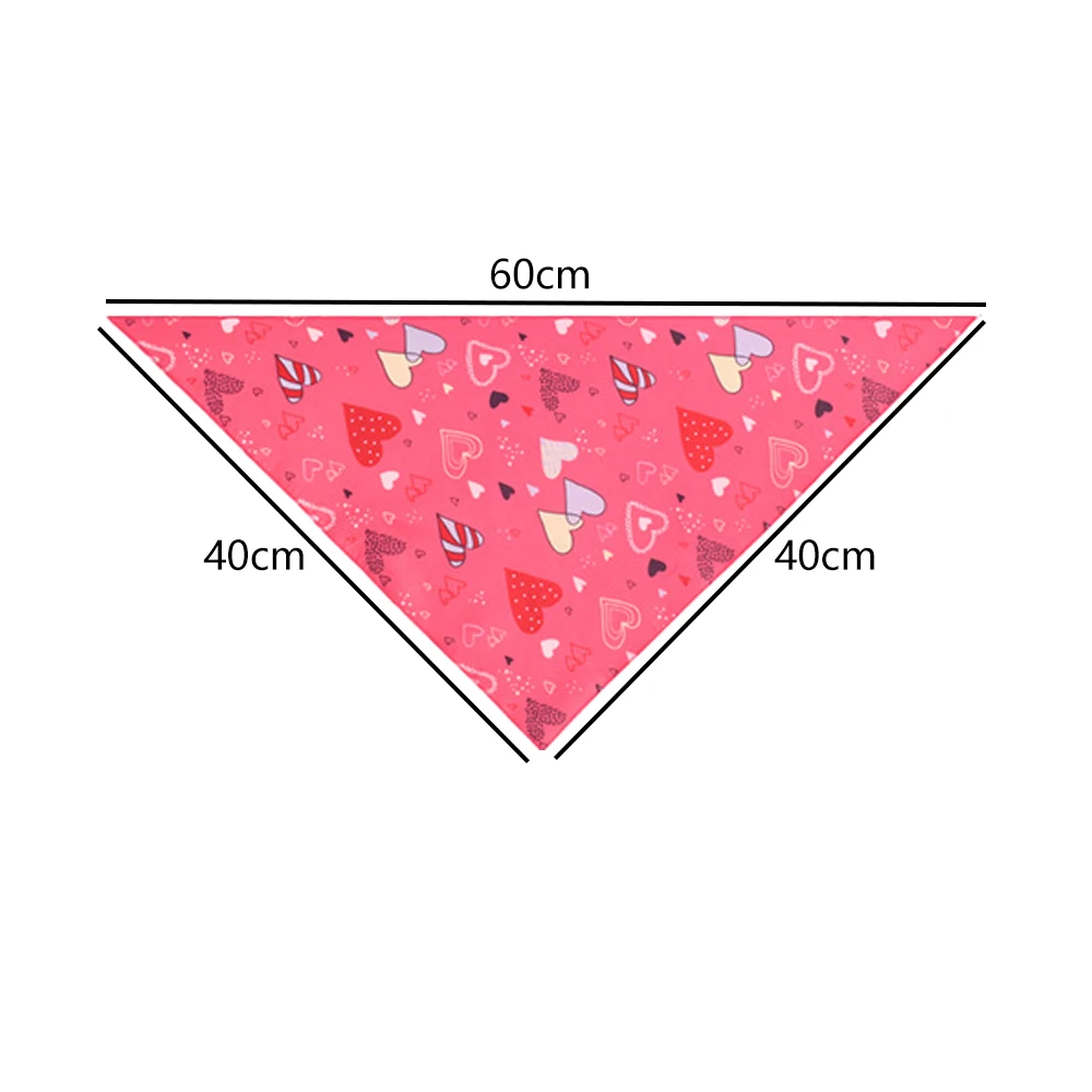 30pcs Dog Bandana Valentine\'s Day Pet Supplies Love Pet Dog Bandanas Scarf Dog Accessories Polyester Small Dog Puppy Bandana