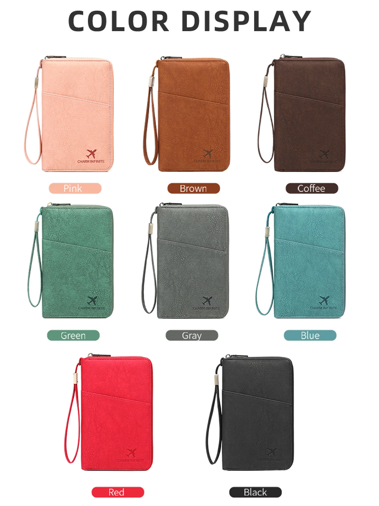 New retro passport bag family size passport bag small large capacity passport holder can hold 4 passport bags travel accessories