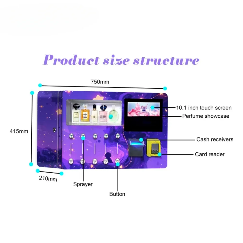 Perfume Vending Machine Sprayer Vending Machine Unmanned Small Perfume Vending Machine