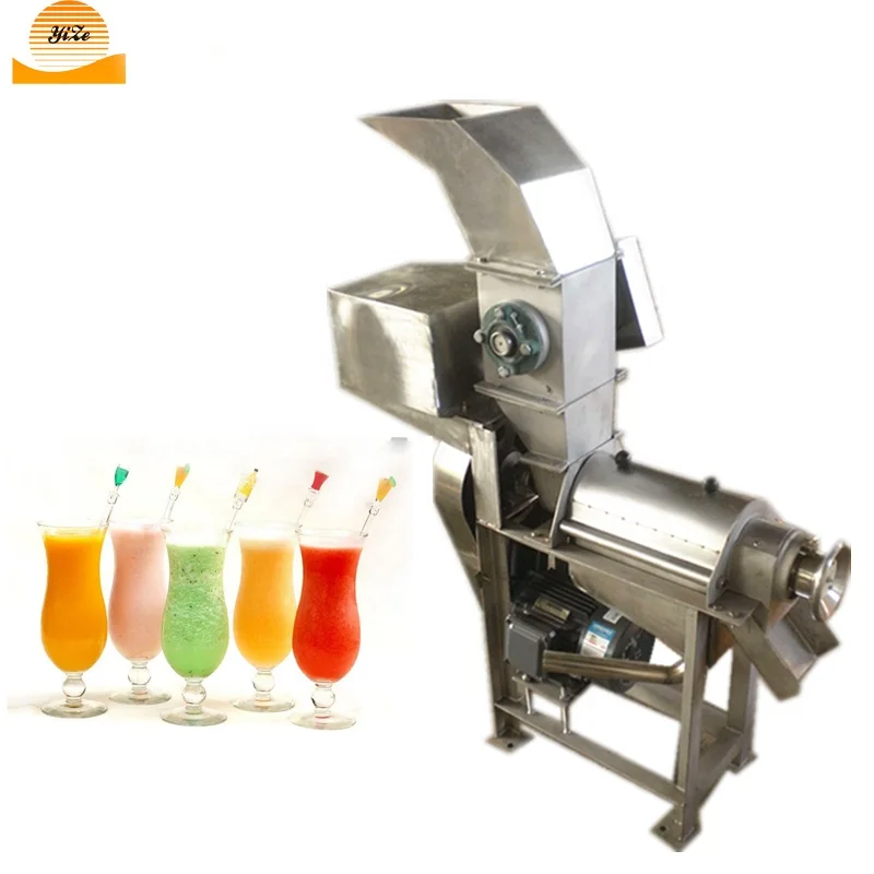 Industrial Large Capacity Slow Cold Press Tomato Juicer Extractor Machine