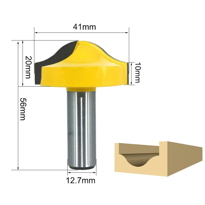 

Suitable for 1/2 Handle Woodworking Milling Cutters, Profiled Panels, and Alloy Cutting Tools