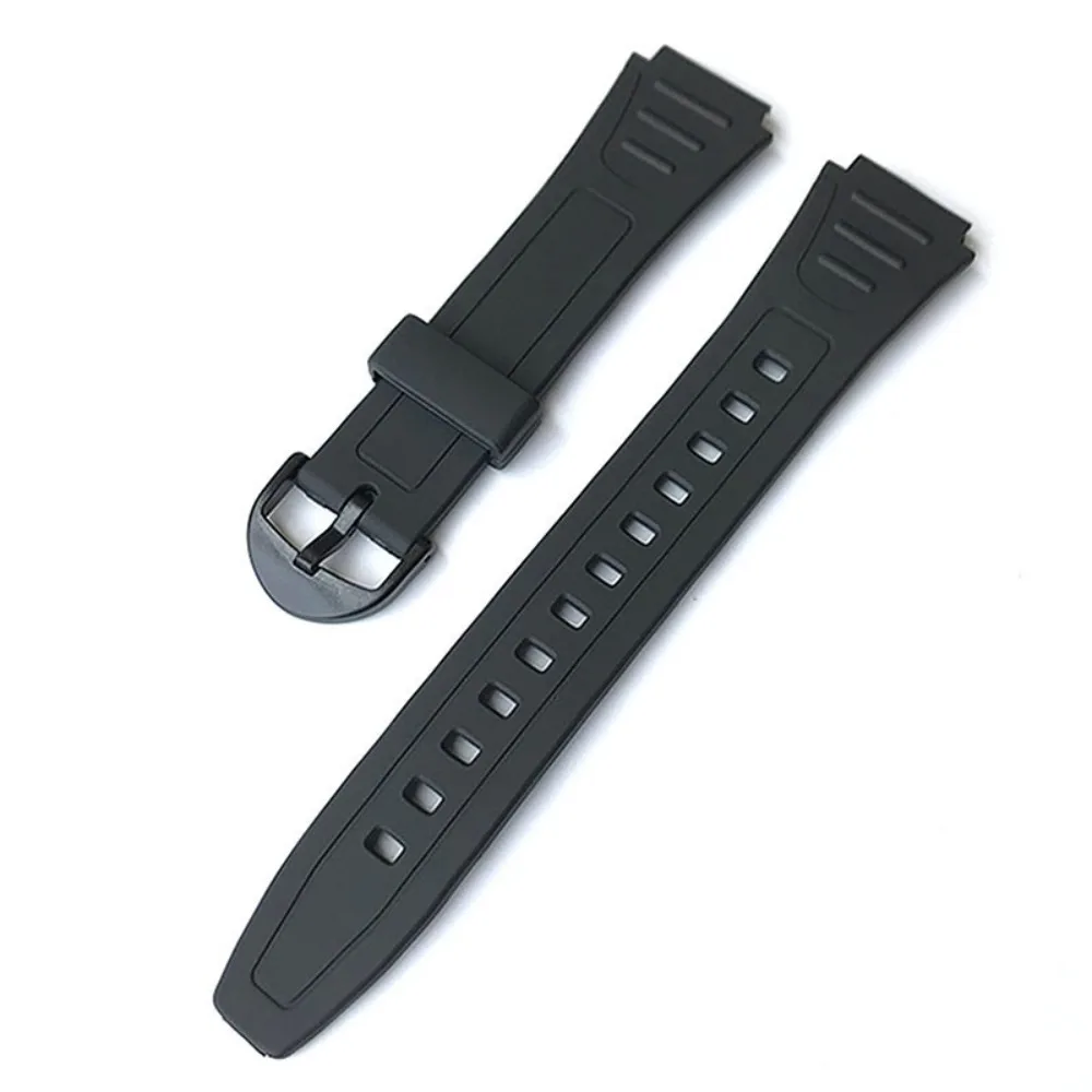Sports Silicone Strap Men Women Pin Buckle Soft Watchband Watch Band for Casio G Shock W-800H W-217 AQ-S800W Watch Accessories