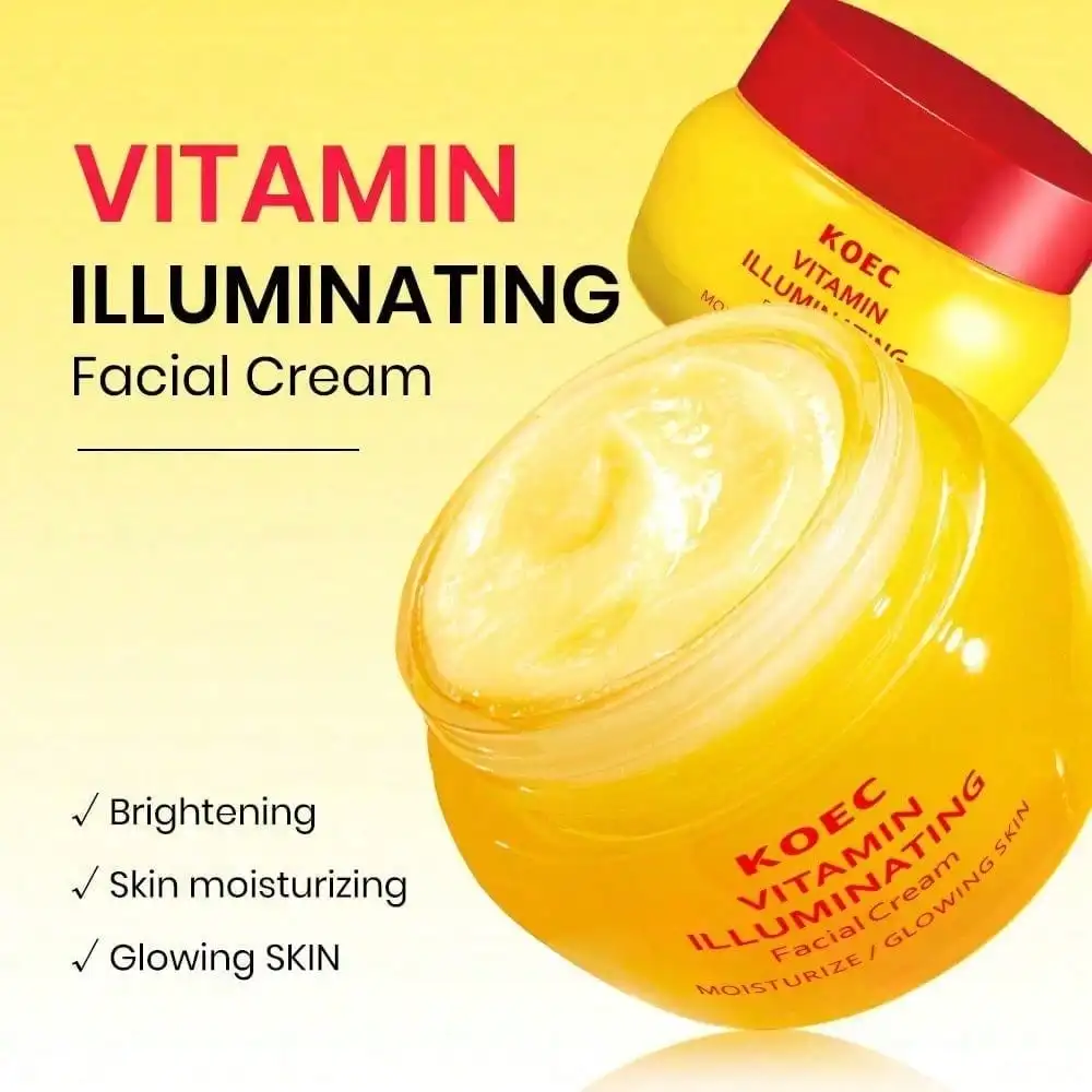 Brightening Cream, Fade Dark Spots, Even Skin Tone, Repair Skin Barrier, Vitamin C Niacinamide TXA, Lightweight Texture, 50ml