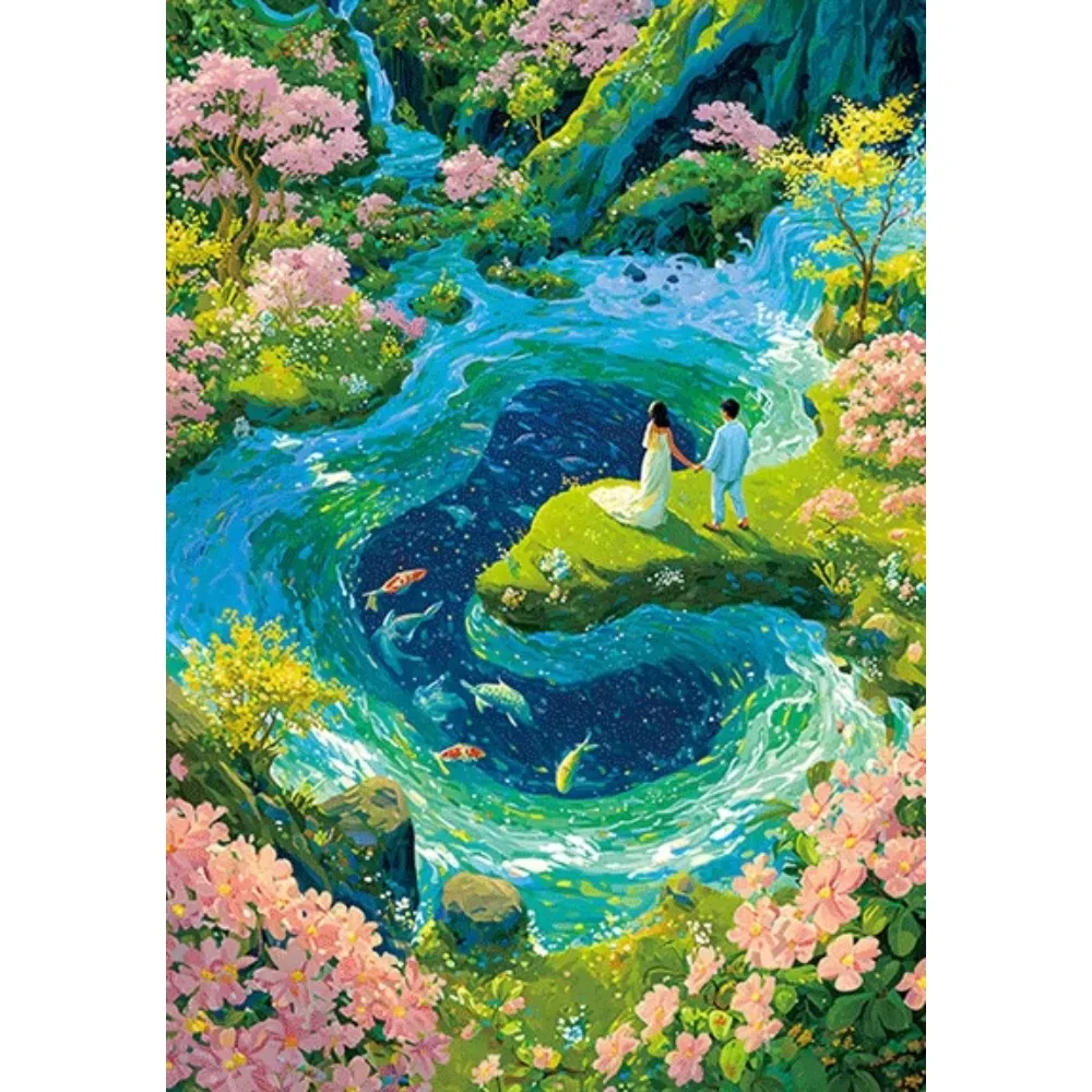 

Spring Vow Jigsaw Puzzle - Challenging Puzzle for Gameroom Bedroom Home Decor Birthday Party Gift