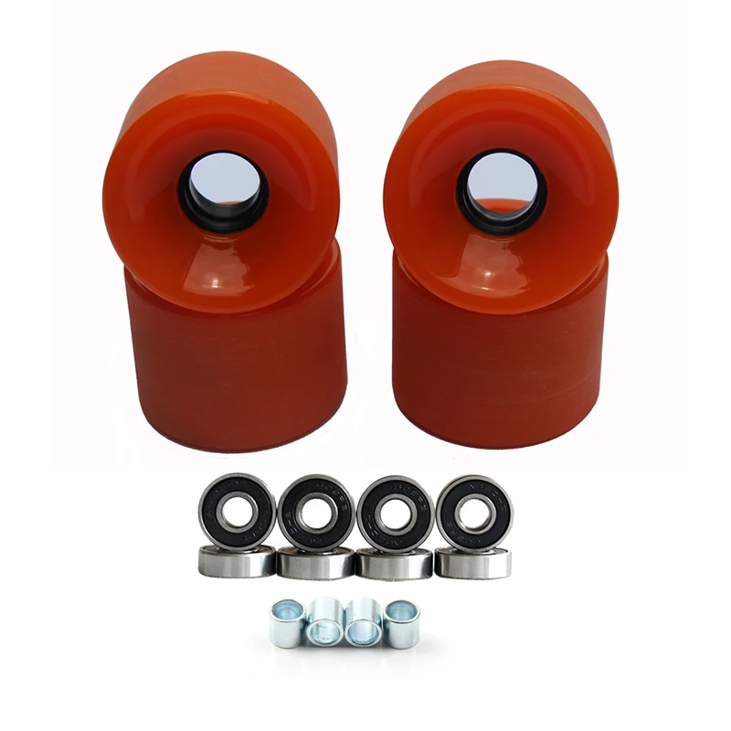 65X51mm Surfbrett Räder Longboard Räder mit lager kit Skateboard Ersatz PU Räder