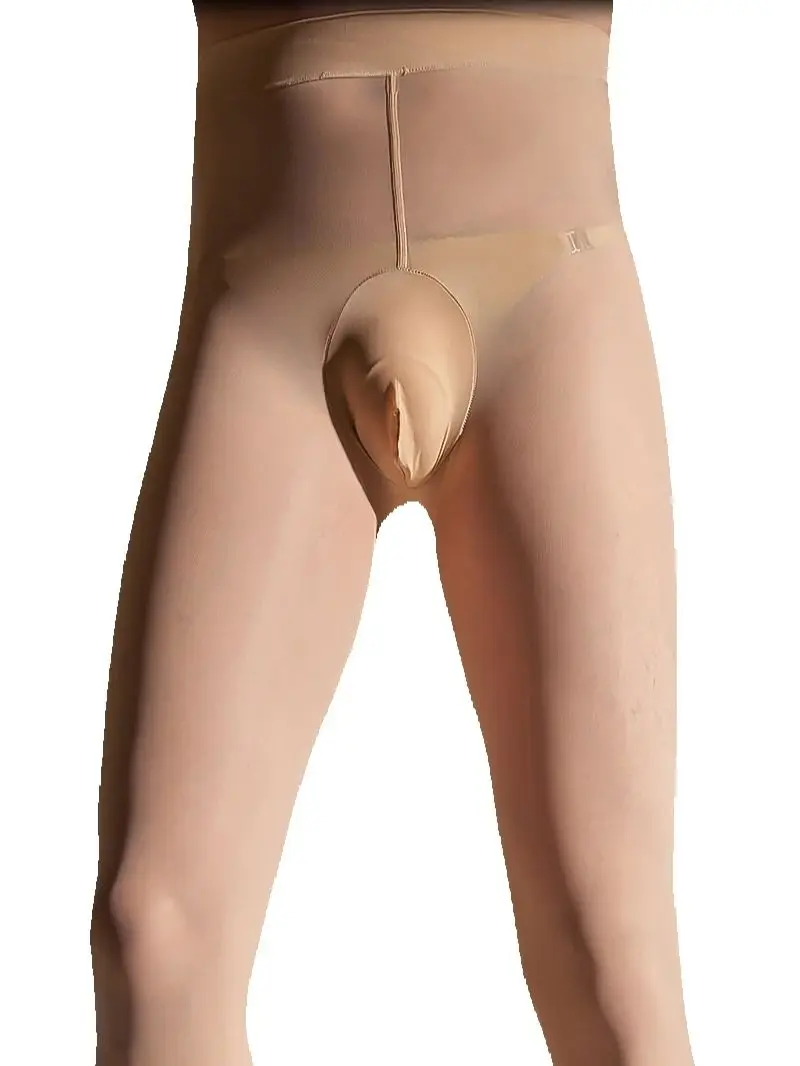 120D Fall Winter Non-Slip Stockings Pants Matte Anti-Hook Silk Plus Size Sexy Penis Sheath Long Johns Skin Friendly Pantyhose