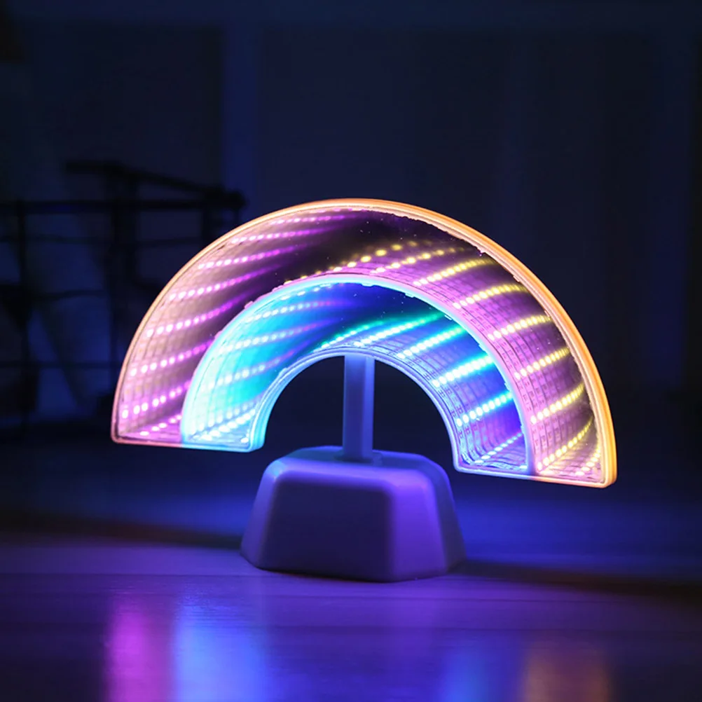 

Tunnel lights Mirror table lamp bedroom light Rainbow night light small night light