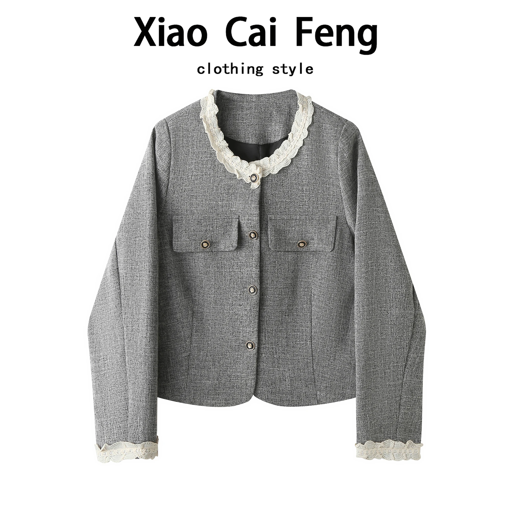 Ele ort Jaet acolchado Faion Fraance Sle con madera ain otoño nueva llegada Lady's Ele Spirit