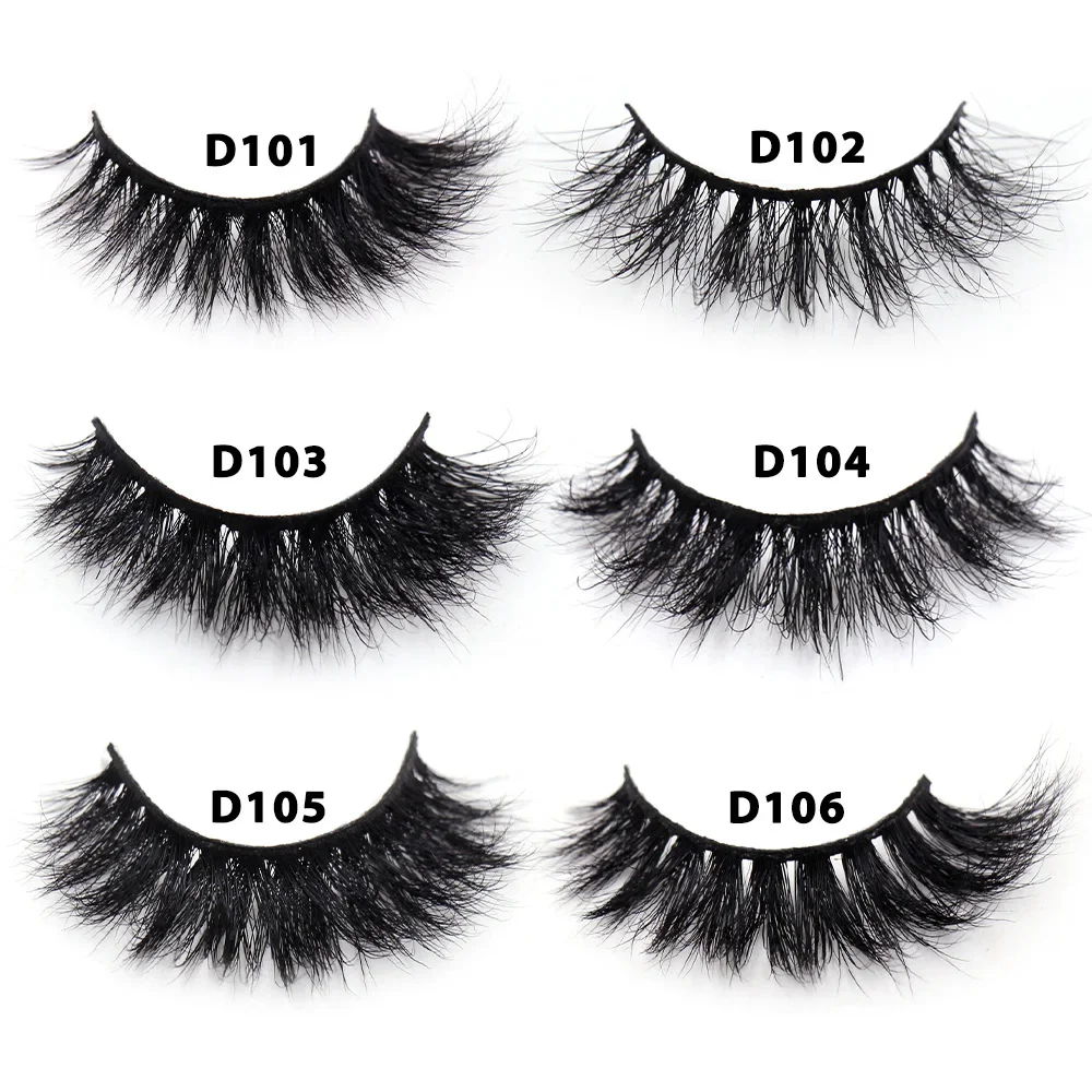 Fake Eyelashes 100% Cruelty free Eye Lashes Full Strip Eyelash Extension Soft False Eyelashes Makeup Fluffy Lashes D106