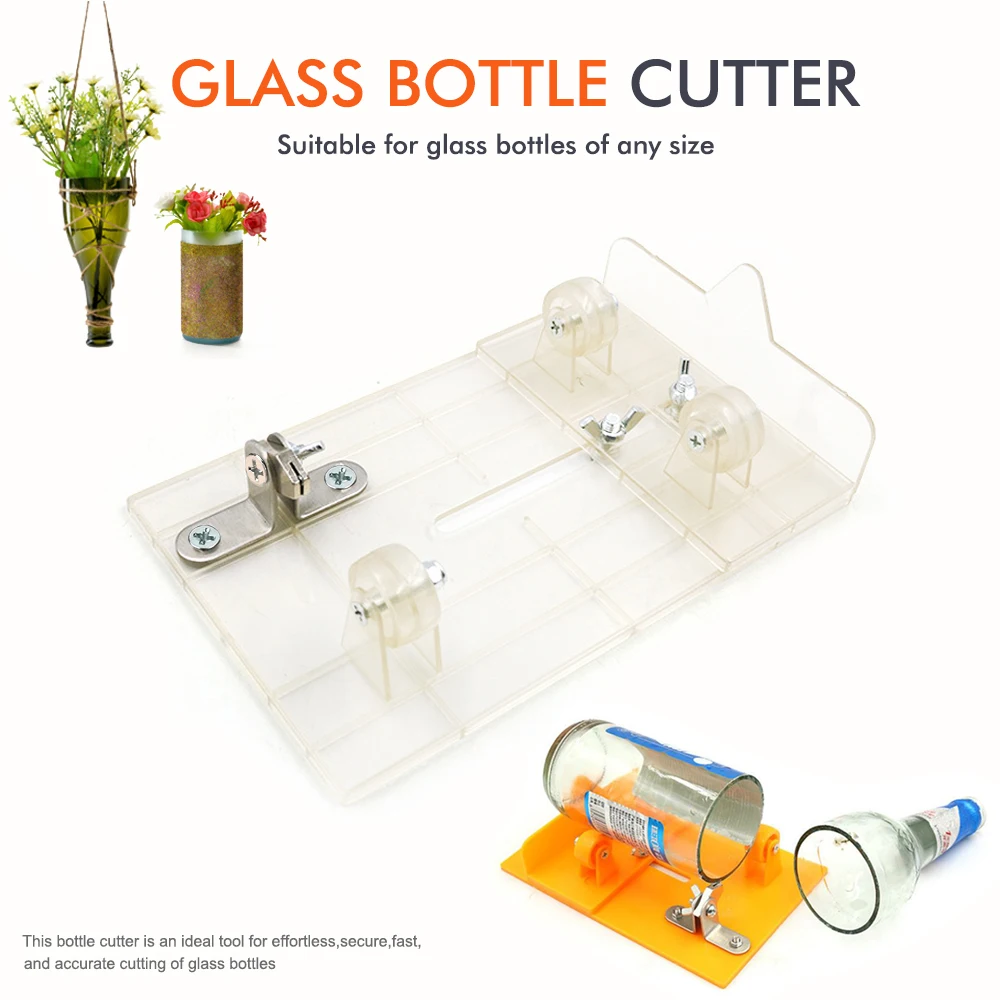 

Universal Adjustable DIY Glass Bottle Cutter Sizes Glassbottle Cut Machine Wine Bottles Crafting Decorations Cutting Tool