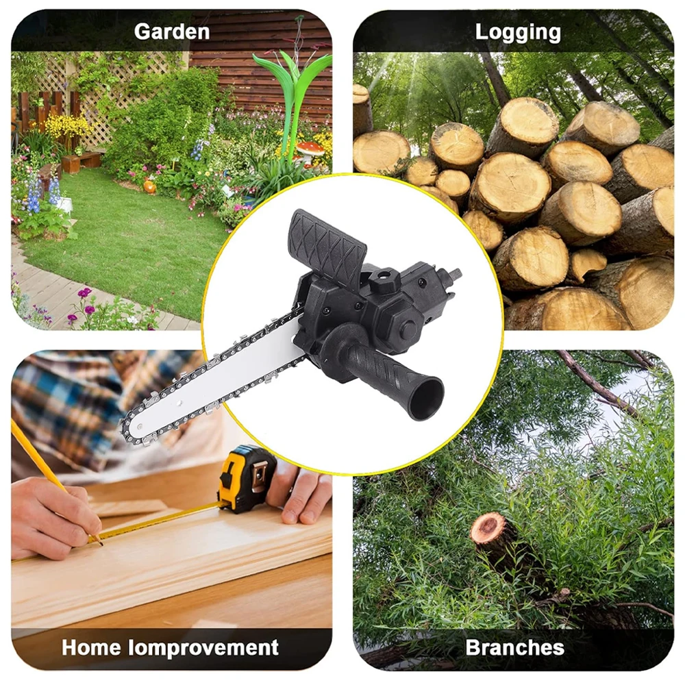6-inch Electric Chain Saw, Cordless Pruning Saw Adapter, Household Multifunctional Mini Electric Saw, Woodworking Cutting Tools,