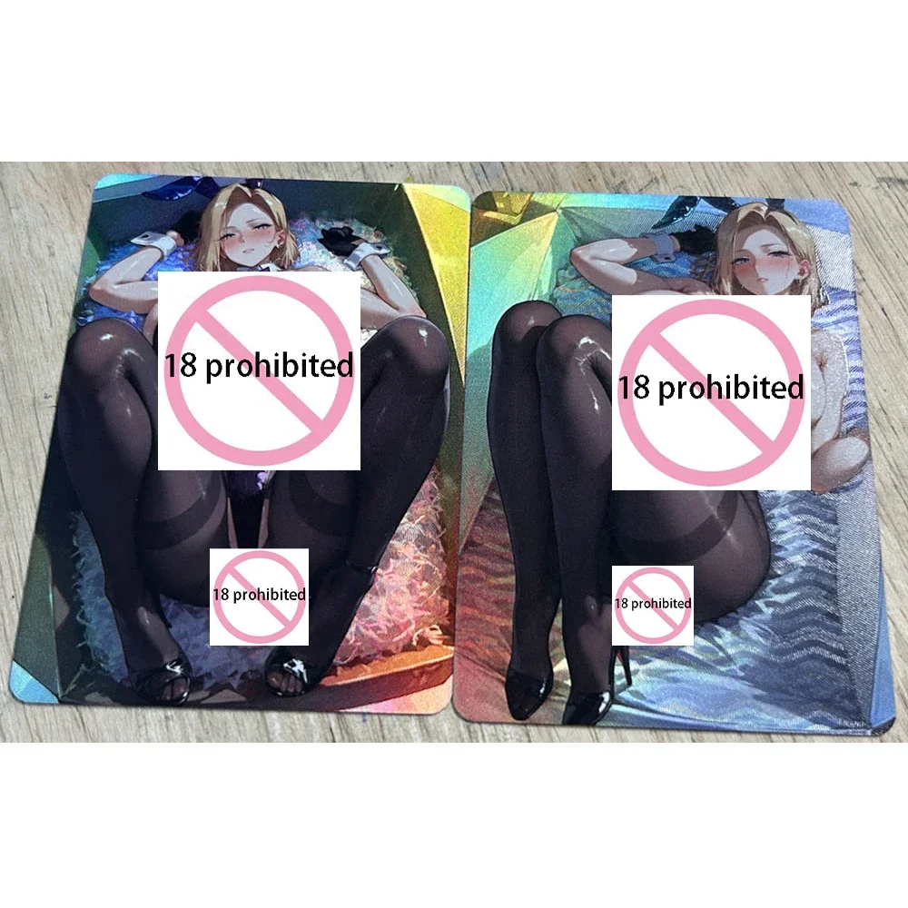 Fai da te Pokemon Meowth Gengar Self Control Raccogli firma Trading Flash Card Anime Cartoon Gift