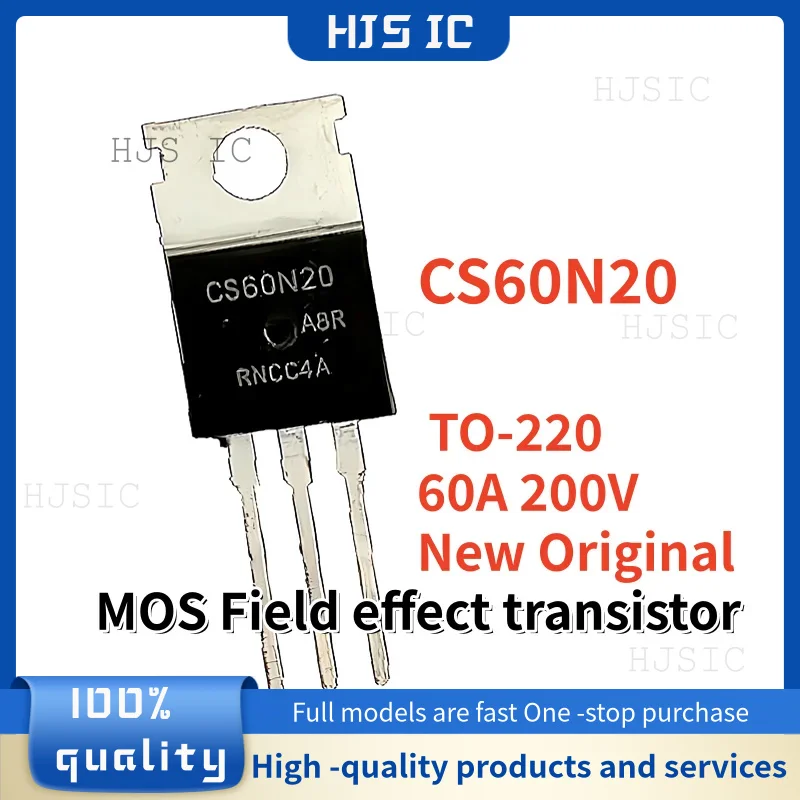 

10-20 шт. 100% новый оригинальный CS60N20A8R CS60N20 60N20 TO-220 60A 200 N-канальный МОП-полевой транзистор