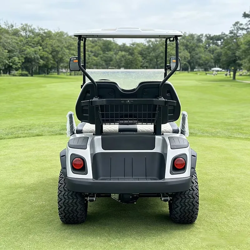 4 Seater Sport Golf Cart 5kW High Efficiency AC Motor 48V Battery Customizable Color 70-90km Range for