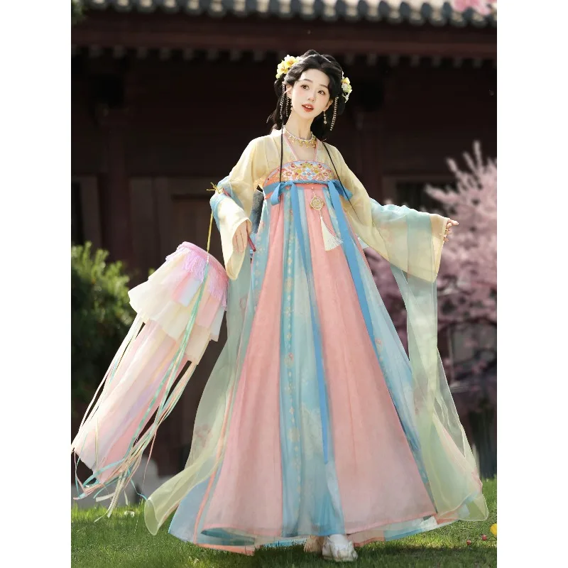 hanfu-tang-made-improved-dress-torn-skirt-girl-fairy-2026-spring-and-summer-new