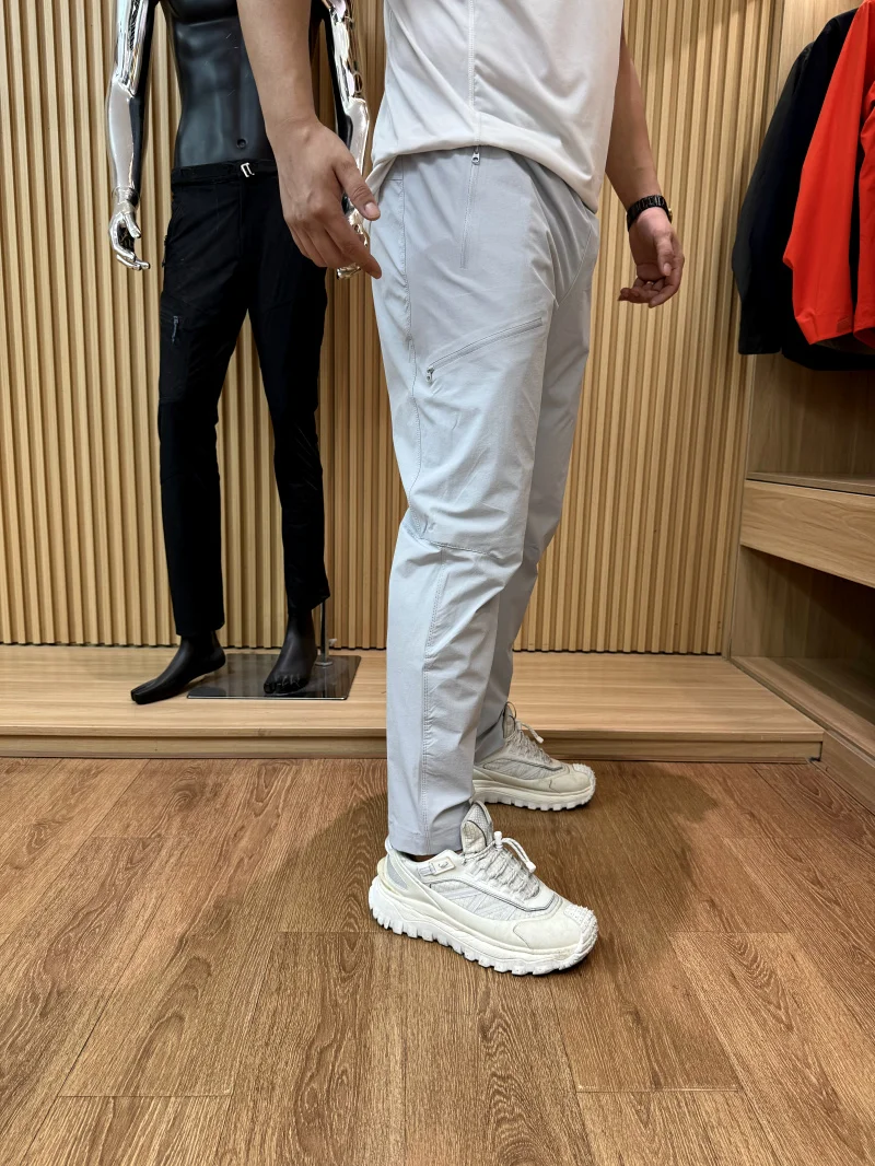 

Уличные мужские повседневные брюки, новые летние элитные брюки с застежкой-молнией и прямыми штанинами, молодежная тонкая модель Vitali Sle