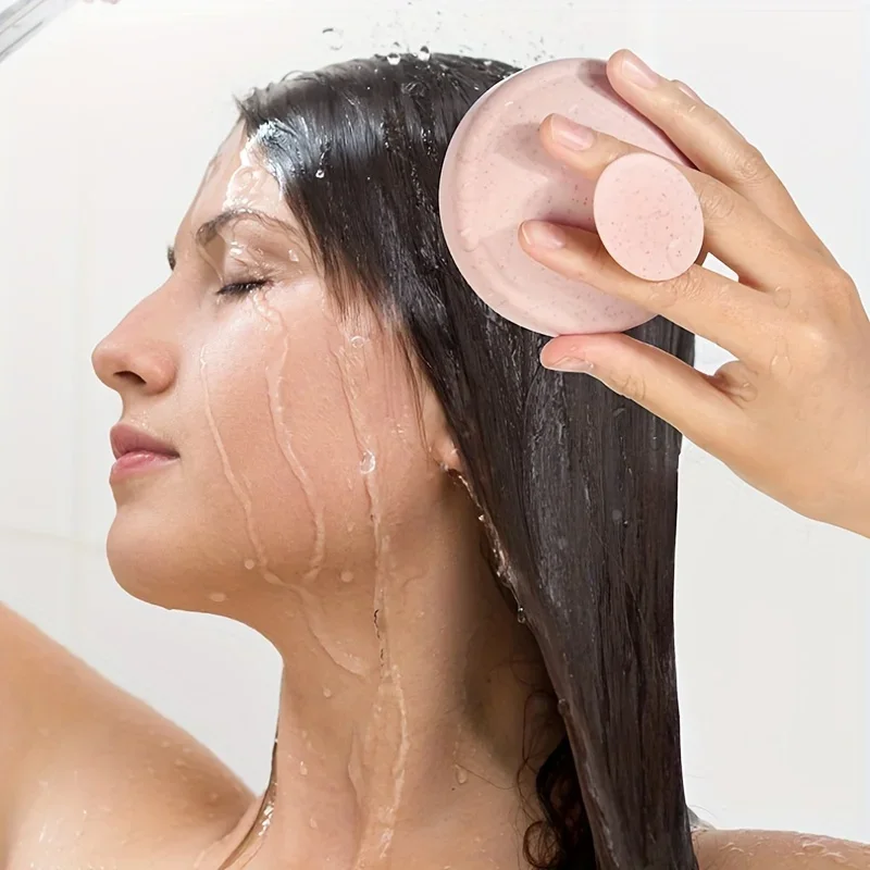 4 قطعة/المجموعة فرشاة العناية مجموعة القمح القش مشط سيليكون تدليك فرشاة لنمو الشعر واسعة الأسنان وفك تشابك فرشاة مع شنطة هدايا #4