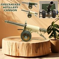 Firecracker Artillery Cannon,Stainless Steel Mini Cannon, Military Model Collection Ornaments, Stainless Steel Cannon Model New