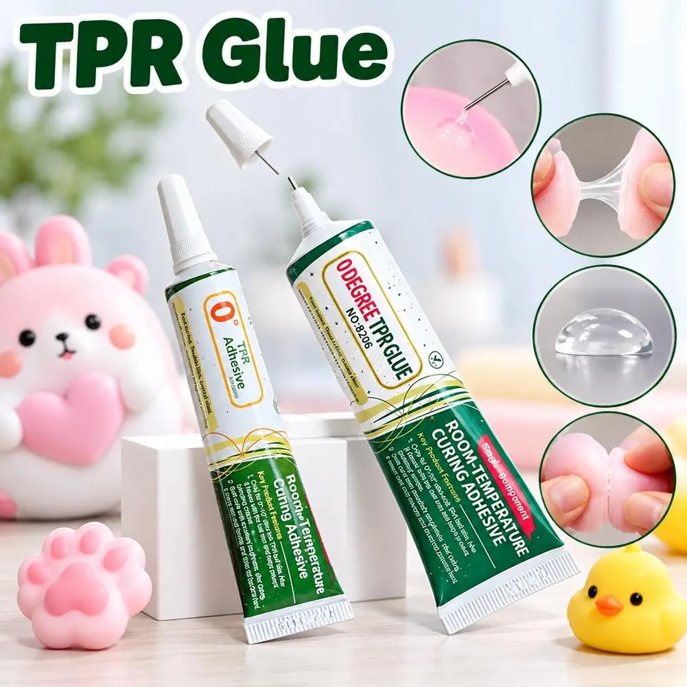 TPR Adhesive Special Transparent Soft Hand Sealing Adhesive With Ultra-Fine Metal Needle Tip For Precise Flow Control