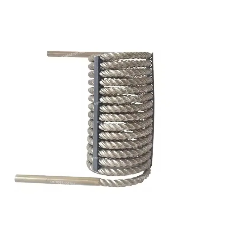 For Swimming Pool Heat Pump Titanium Tube Heat Exchanger Built-in Corrosion-resistant Seamless Titanium Tube