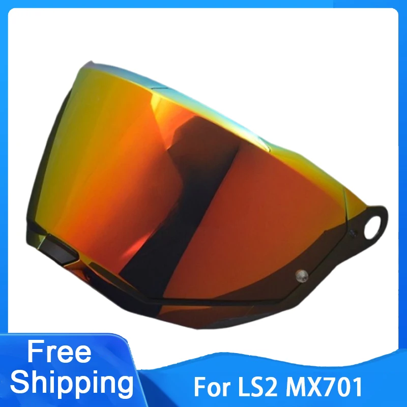 MX-701 Motorcycle Helmet Visor Lens For LS2 MX701 Replace Anti-UV Anti-Scratch Dustproof Windshield Helmets Visors